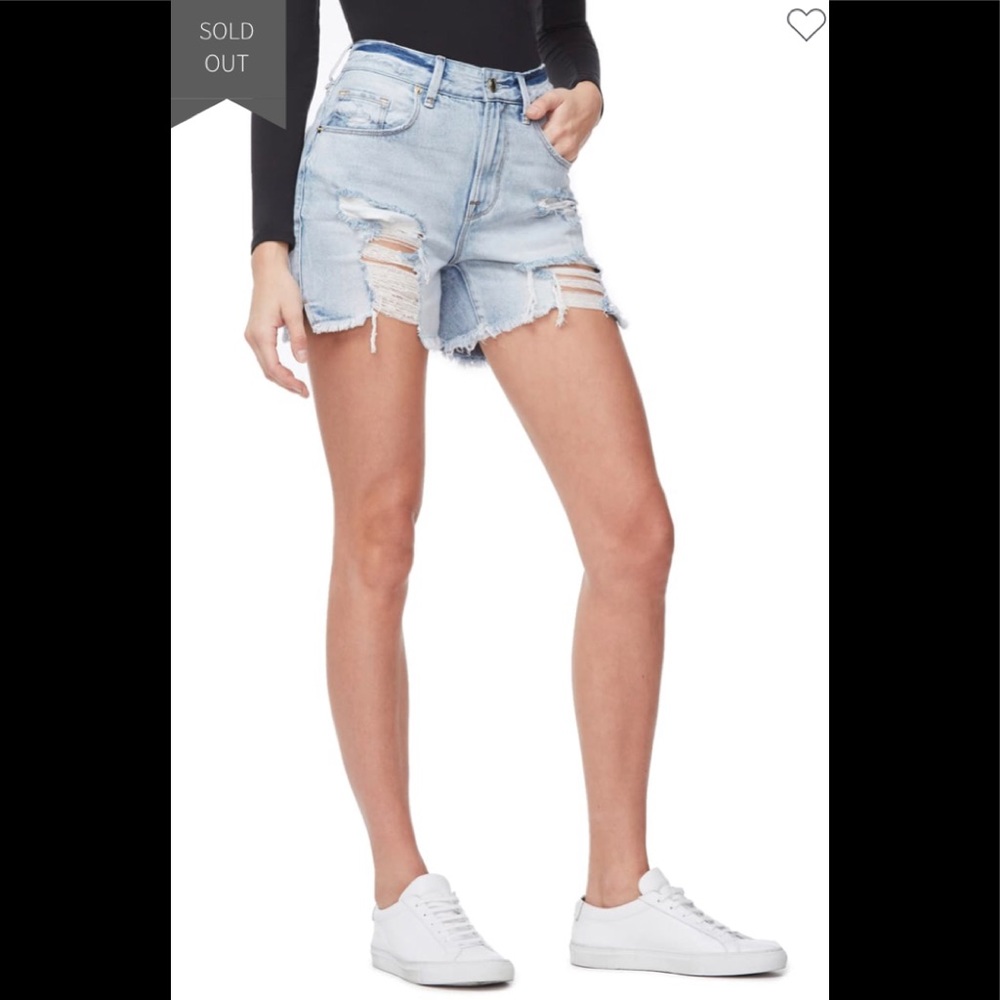 Good American cropped short